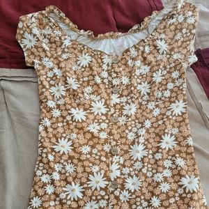 Women's floral shirt